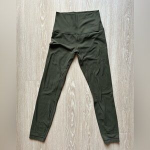 lululemon align tights size 4 (olive green)